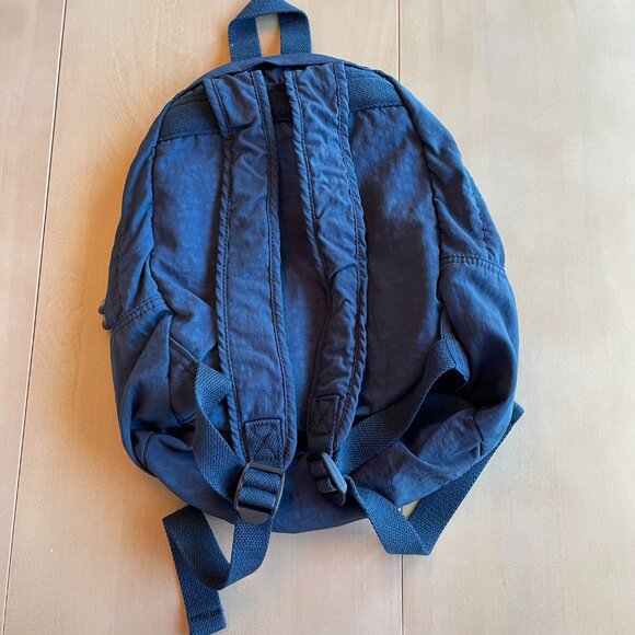 Kipling Challenger Medium Backpack With Furry Monkey Key Ring, Blue - Picture 6 of 11